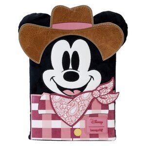 Loungefly Western Mickey Mouse Cosplay Plush Refillable Stationery Journal